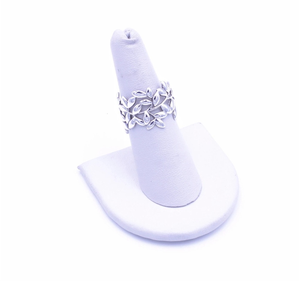 Tiffany & Co 925 Paloma Picasso Olive Leaf Ring Size 8